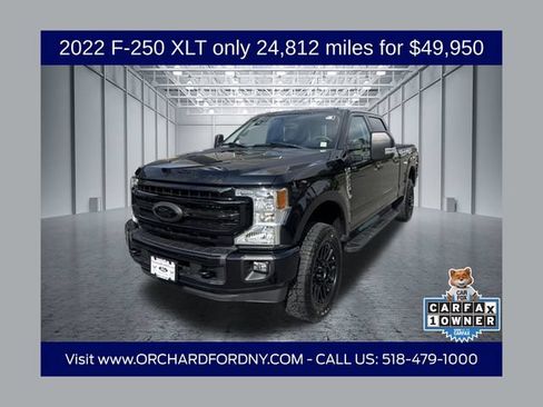 Certified 2022 Ford F250 XLT w/ Black Appearance Package AWD/4WD image 1