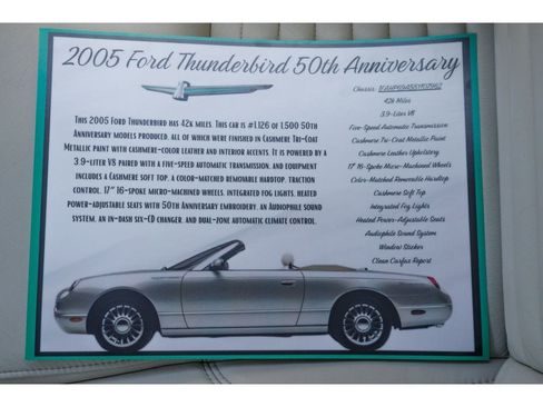 Used 2005 Ford Thunderbird 50th Anniversary RWD image 29