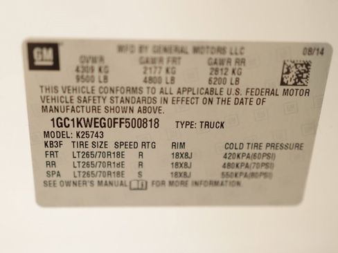 Used 2015 Chevrolet Silverado 2500 LTZ w/ LTZ Plus Package image 43