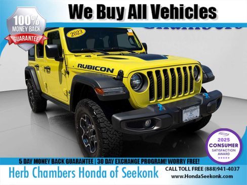 Used 2023 Jeep Wrangler Unlimited Rubicon 4xe AWD/4WD image 1