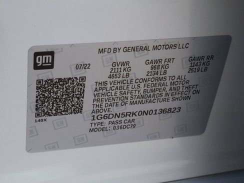 Used 2022 Cadillac CT5 Premium Luxury w/ Parking Package RWD image 20