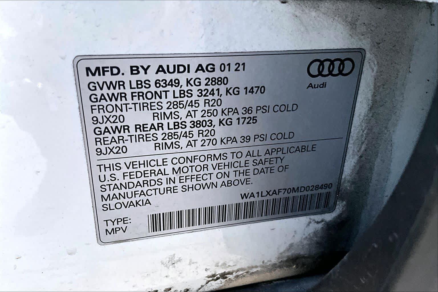 Used 2021 Audi Q7 3.0T Premium Plus w/ Executive Package AWD/4WD image 32