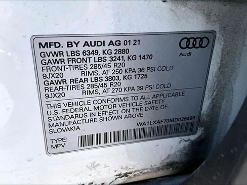 Used 2021 Audi Q7 3.0T Premium Plus w/ Executive Package AWD/4WD image 32