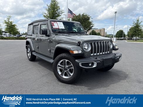 Used 2020 Jeep Wrangler Unlimited Sahara AWD/4WD image 1