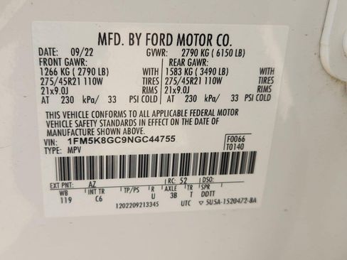 Used 2022 Ford Explorer ST w/ Equipment Group 401A AWD/4WD image 34