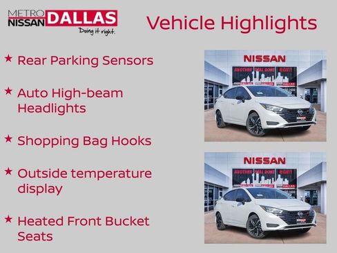 New 2025 Nissan Versa SR w/ Trunk Package image 14