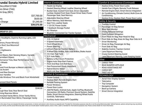 New 2025 Hyundai Sonata Limited image 14