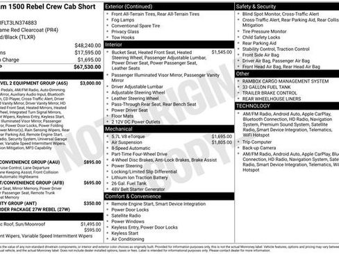 Used 2020 RAM 1500 Rebel w/ Rebel Level 2 Equipment Group image 3