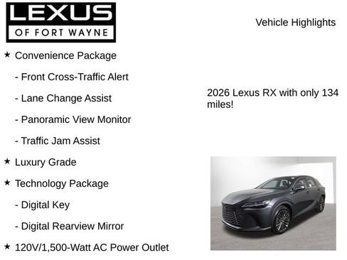 New 2026 Lexus RX 350 AWD/4WD image 7
