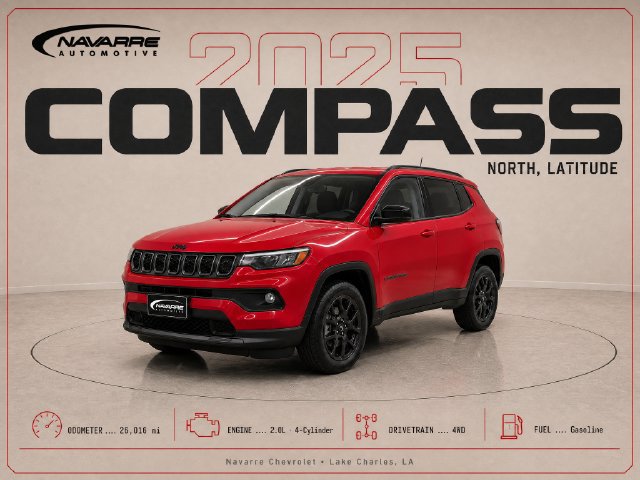 Used 2025 Jeep Compass Latitude w/ Altitude Special Edition AWD/4WD image 1