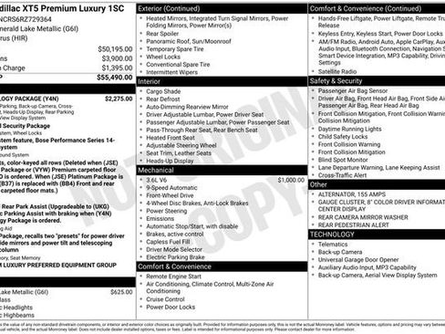 Certified 2024 Cadillac XT5 Premium Luxury w/ Technology Package FWD image 7
