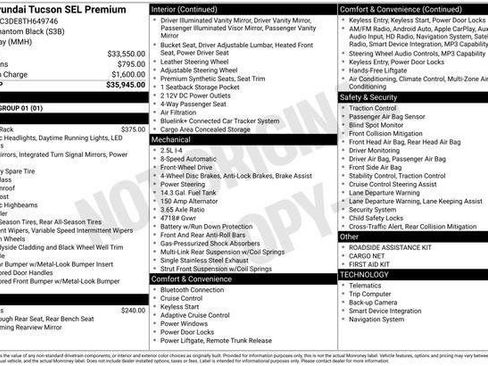 New 2026 Hyundai Tucson SEL FWD image 34