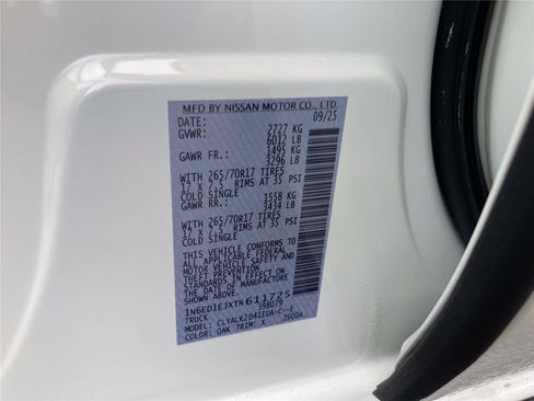New 2026 Nissan Frontier Pro-X w/ Pro-X Convenience Package RWD image 31