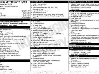 New 2025 Cadillac Optiq Luxury 1