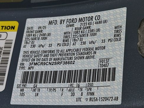 New 2025 Ford Bronco Sport Outer Banks w/ Outer Banks Tech Package+ AWD/4WD image 20