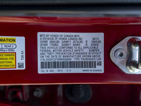 Used 2022 Honda Civic Sport image 42
