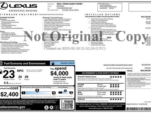 Used 2023 Lexus IS 350 F Sport w/ Navigation Package image 4