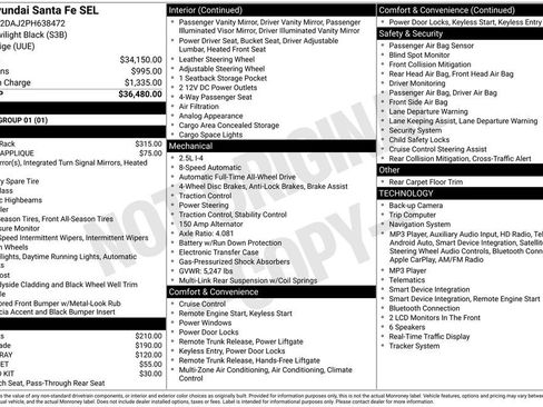 Certified 2023 Hyundai Santa Fe SEL AWD/4WD image 31