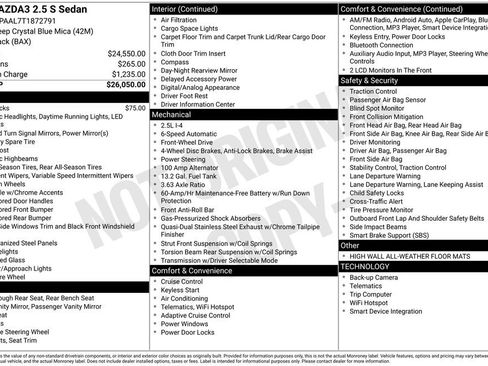 New 2026 MAZDA MAZDA3 s image 31