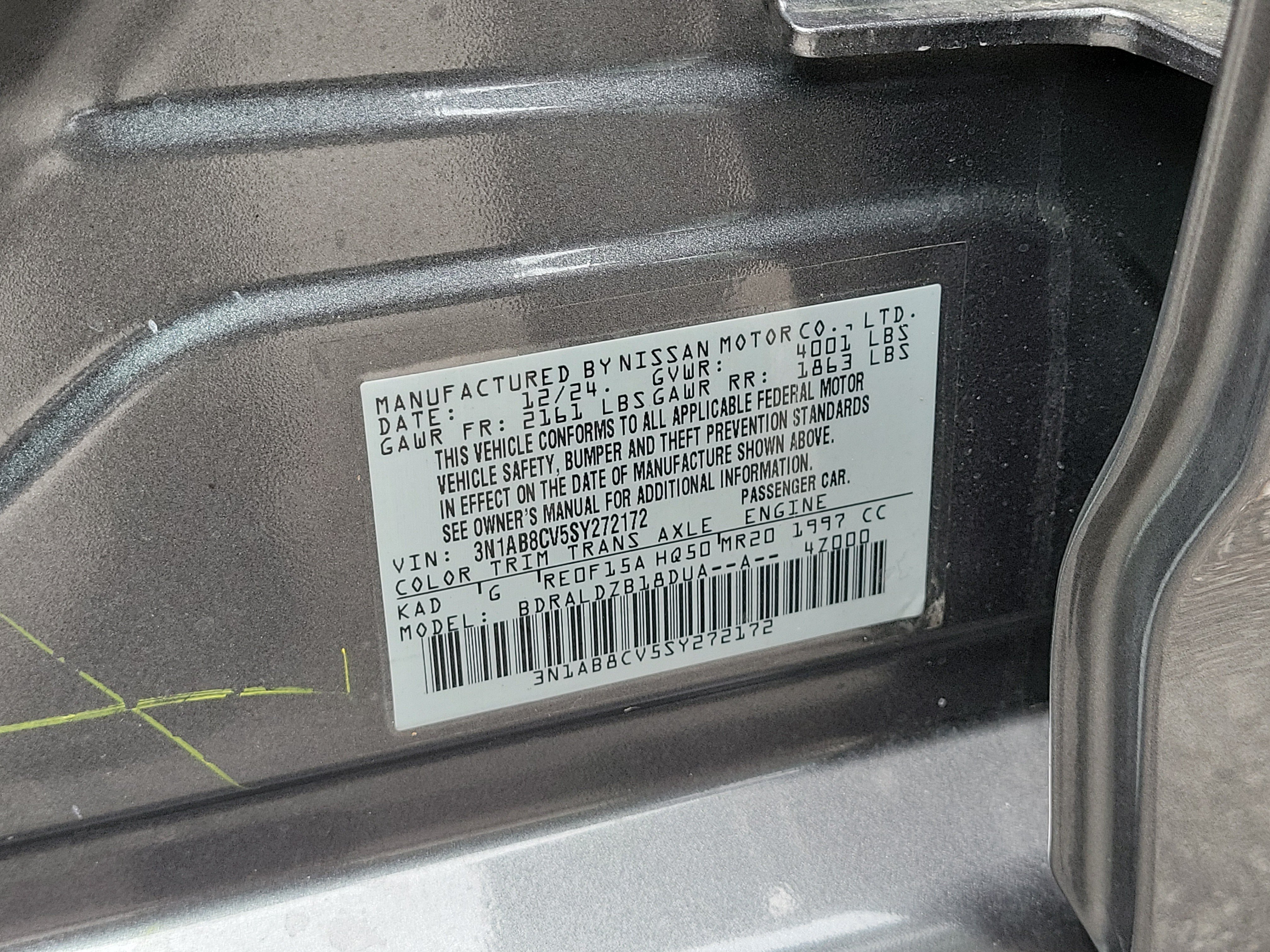 Certified 2025 Nissan Sentra SV FWD image 31