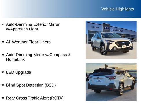 Certified 2025 Subaru Outback Premium w/ Popular Package #1 image 10