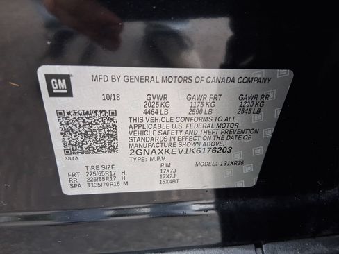 Used 2019 Chevrolet Equinox LT FWD image 27