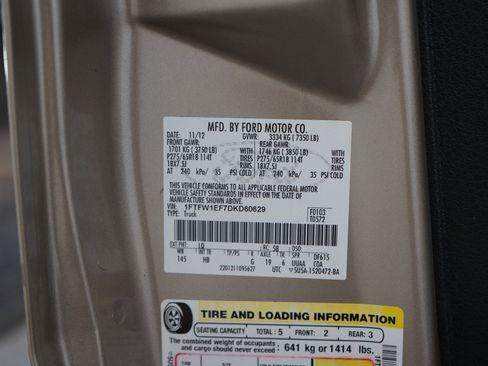 Used 2013 Ford F150 Lariat w/ Luxury Equipment Group AWD/4WD image 25