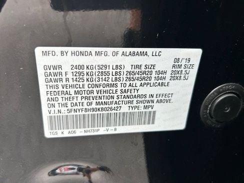 Used 2019 Honda Passport Touring image 18