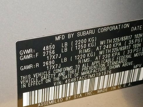 Used 2021 Subaru Outback Premium w/ Popular Package #1 image 19