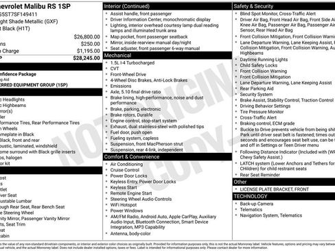 Used 2025 Chevrolet Malibu RS FWD image 16