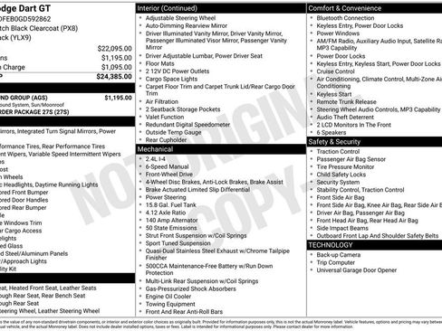 Used 2016 Dodge Dart GT w/ Sun/Sound Group image 35