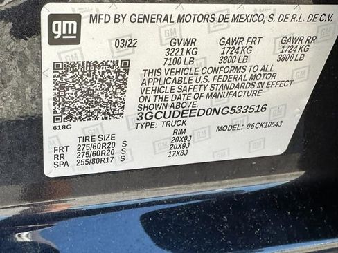 Certified 2022 Chevrolet Silverado 1500 RST AWD/4WD image 23