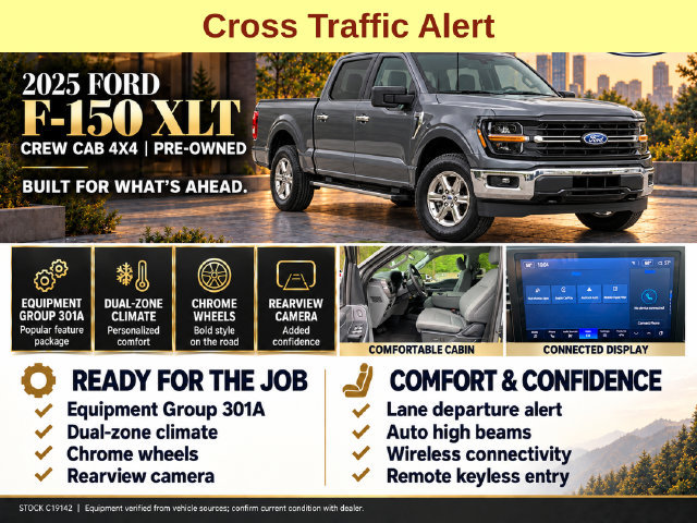 Certified 2025 Ford F150 XLT w/ Equipment Group 301A Standard AWD/4WD image 8