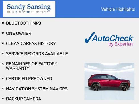 Certified 2025 Jeep Grand Cherokee Limited w/ Black Appearance Package AWD/4WD image 6