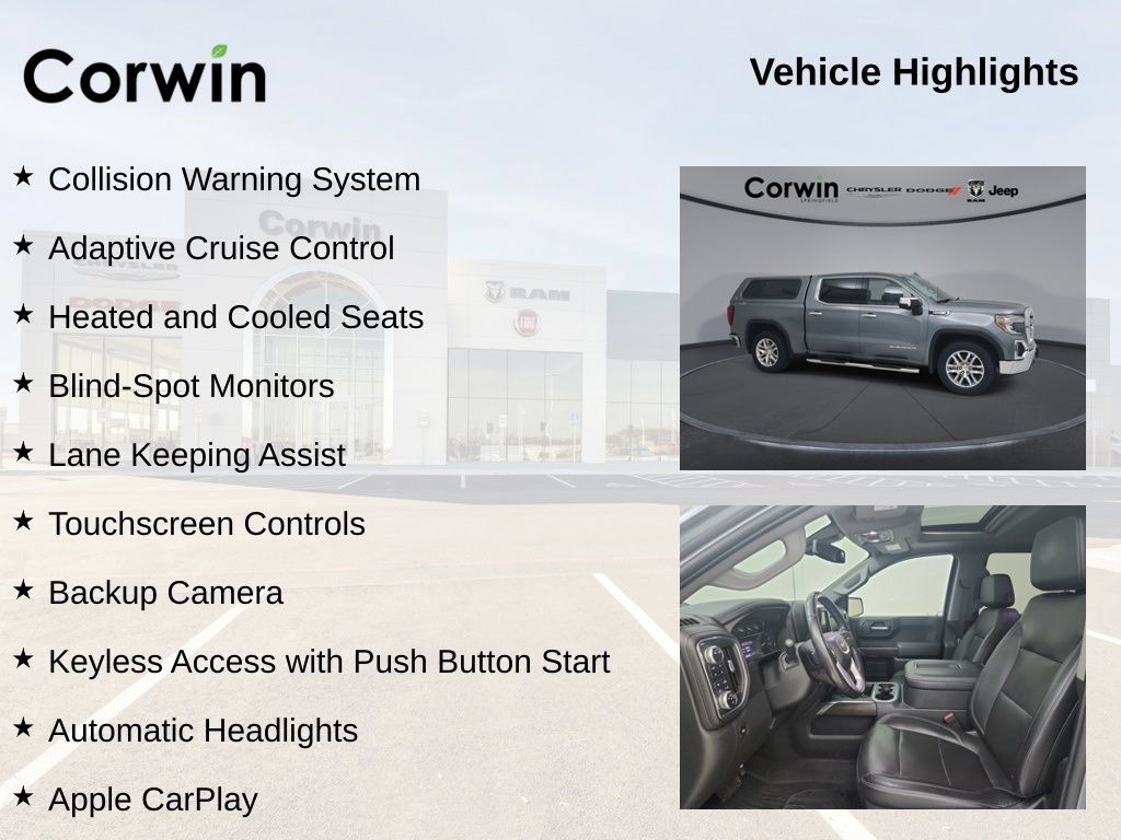 Used 2020 GMC Sierra 1500 SLT w/ SLT Premium Plus Package AWD/4WD image 11