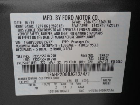 Used 2018 Ford Taurus SE image 26