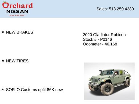 Used 2020 Jeep Gladiator Rubicon w/ Dual Top Group AWD/4WD image 7