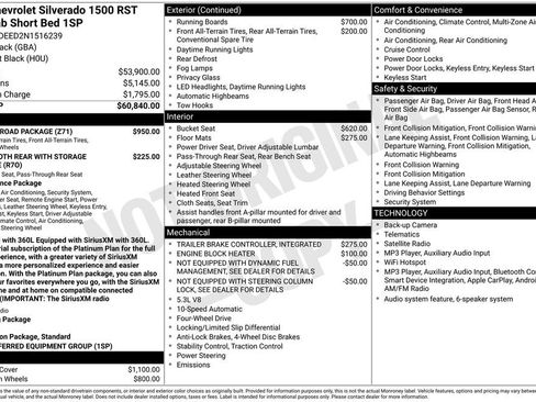 Used 2022 Chevrolet Silverado 1500 RST w/ Z71 Off-Road Package AWD/4WD image 1