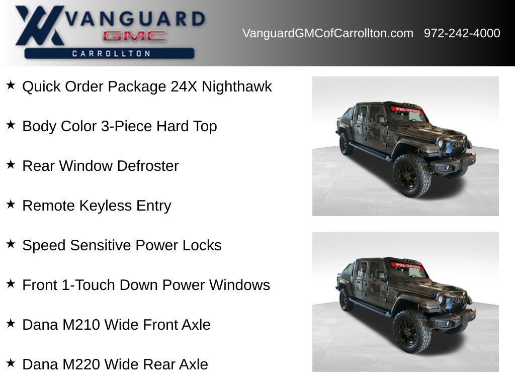 Used 2024 Jeep Gladiator Overland AWD/4WD image 4
