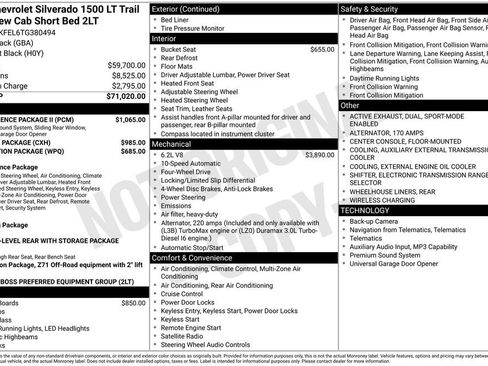 New 2026 Chevrolet Silverado 1500 LT Trail Boss w/ Convenience Package II AWD/4WD image 22