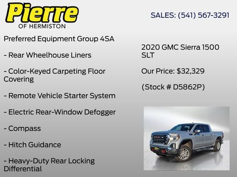 Used 2020 GMC Sierra 1500 SLT w/ SLT Premium Plus Package image 9