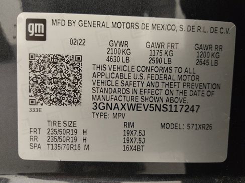 Used 2022 Chevrolet Equinox RS AWD/4WD image 33