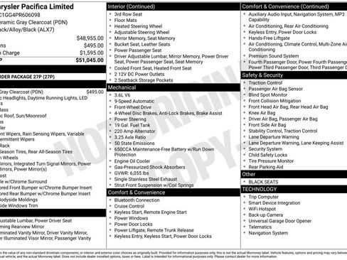 Used 2023 Chrysler Pacifica Limited FWD image 27