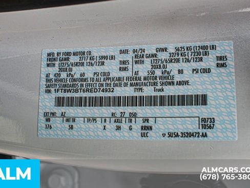 Used 2024 Ford F350 Lariat w/ Lariat Ultimate Package image 41