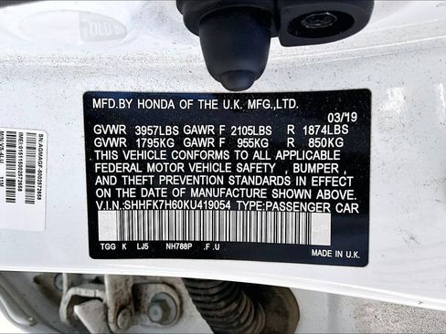 Used 2019 Honda Civic EX image 28