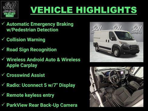 Used 2025 RAM ProMaster 2500 w/ U-Haul Equipment Group FWD image 3