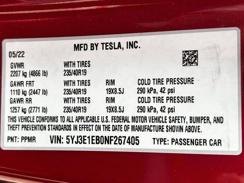 Used 2022 Tesla Model 3 Long Range AWD/4WD image 34