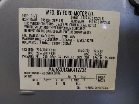 Used 2021 Ford EcoSport SES image 33
