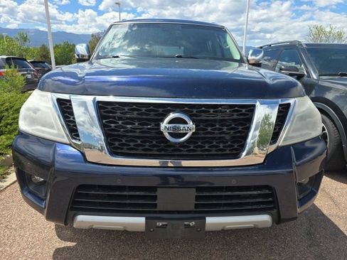 Used 2017 Nissan Armada Platinum w/ Captain Seat Package AWD/4WD image 2