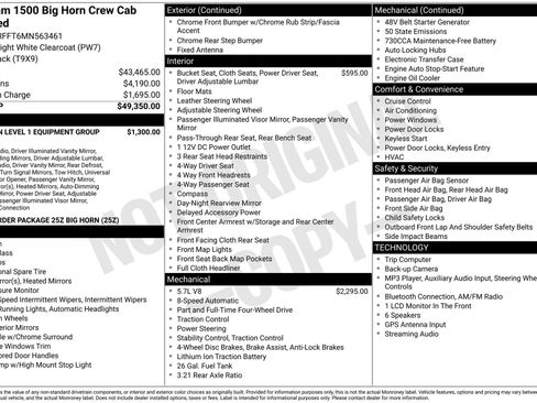 Used 2021 RAM 1500 Big Horn AWD/4WD image 3